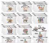Book Lovers Makeup Bags Book Club Gifts for Women