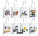 Book Tote Bags, Women'S Book Club Gift Cute Totes