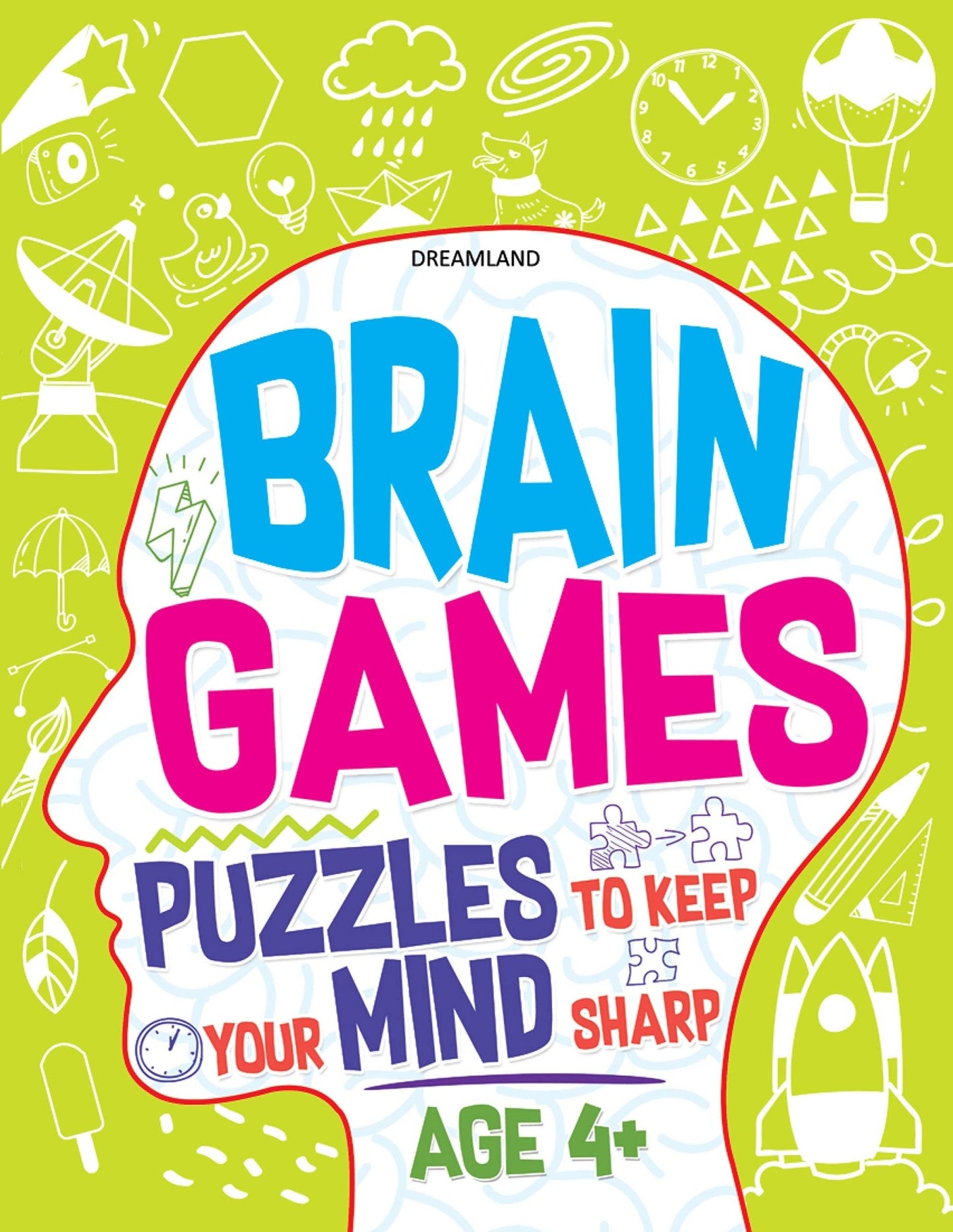 Brain Games Age 4+ - littlepuffinChildren's Non - Fiction, Activity Books, Brain GamesDream LandBook Cover: Brain Games Age 4+