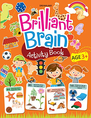 Brilliant Brain Activity Book 3+ - littlepuffinChildren's Non - Fiction, Activity BooksDream LandBook Cover: Brilliant Brain Activity Book 3+