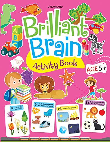 Brilliant Brain Activity Book 5+ - littlepuffinChildren's Non - Fiction, Activity BooksDream LandBook Cover: Brilliant Brain Activity Book 5+
