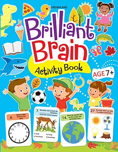 Brilliant Brain Activity Book 7+ - littlepuffinChildren's Non - Fiction, Activity BooksDream LandBook Cover: Brilliant Brain Activity Book 7+