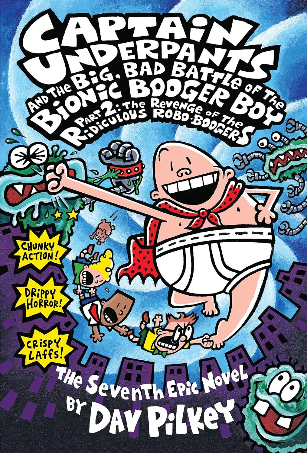 Captain Underpants and the Big, Bad, Battle of the Bionic Booger Boy, Part 2 Hardcover – October 1, 2003 - littlepuffinChildren's Fiction, Graphic NovelsSIMON & SCHUSTERCaptain Underpants and the Big, Bad, Battle of the Bionic Booger Boy #2
