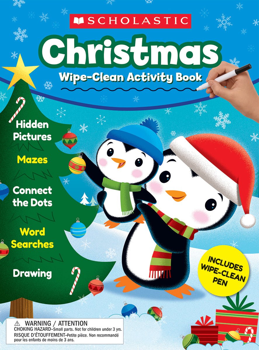 Christmas Wipe - Clean Activity Book - littlepuffinChildren's Non - Fiction, Activity BooksscholasticBook Cover: Christmas Wipe - Clean Activity Book