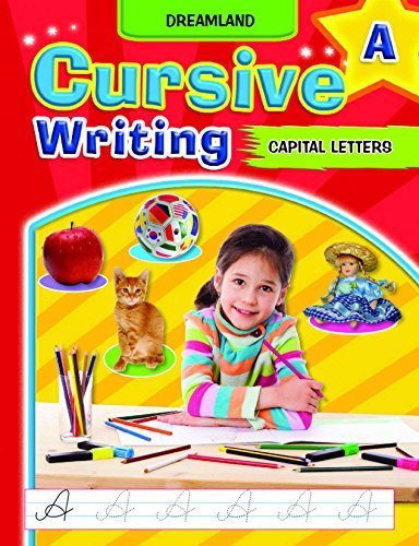 Cursive Writing Book - A - littlepuffinChildren's Non - Fiction, Writing BookDream LandBook Cover: Cursive Writing Book - A