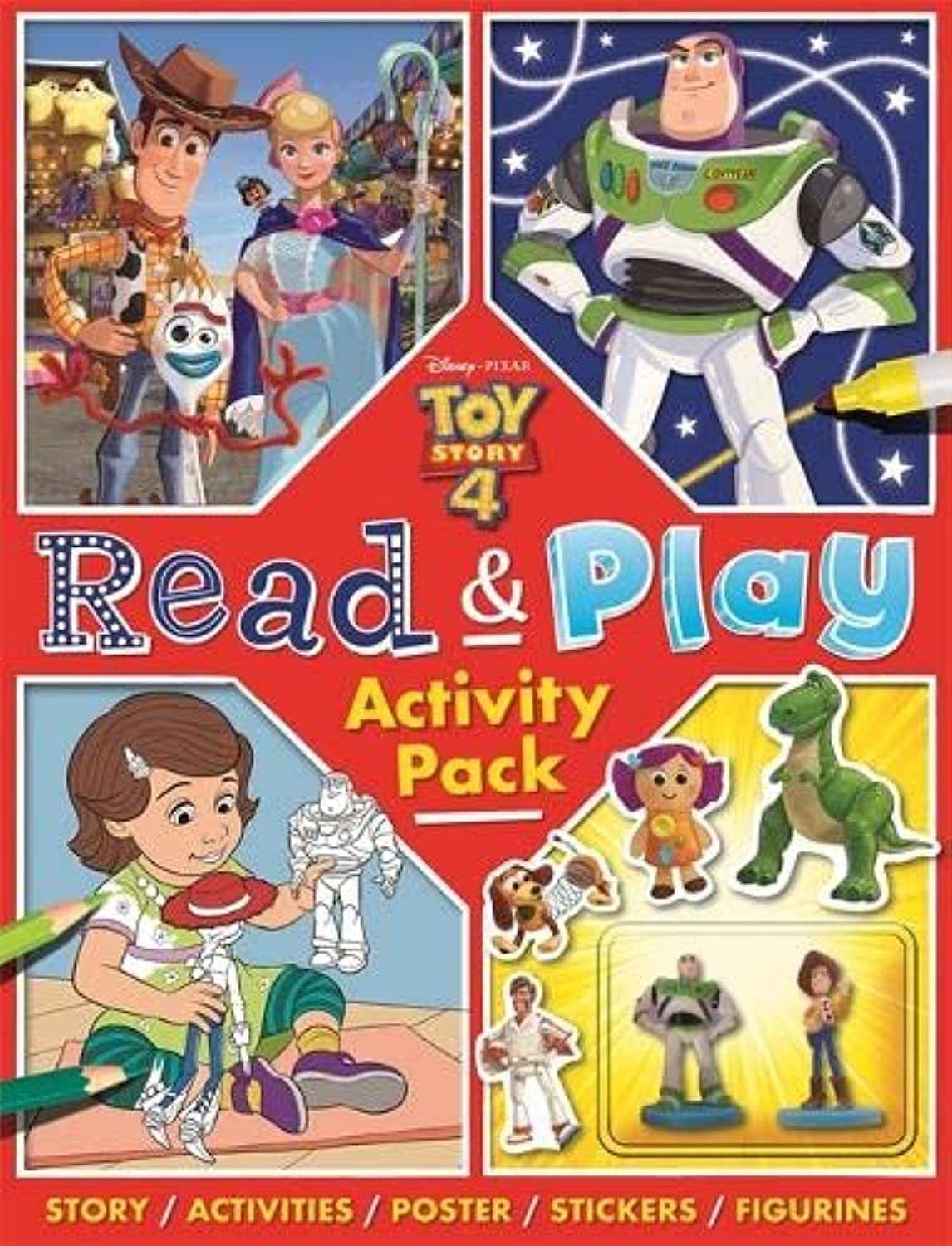 Disney Pixar Toy Story 4 Read & Play Activity Pack Paperback – 21 Sept. 2020 - littlepuffinChildren's Fiction & Non - fictionIgloo BooksBook Cover: Toy Story 4