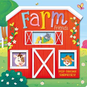 FARM FRIENDS PEEP - THROUGH SURPRISE - littlepuffinChildren's Fiction, Board Books, Picture BooksIgloo BooksBook Cover: Farm Friends Peep - Through