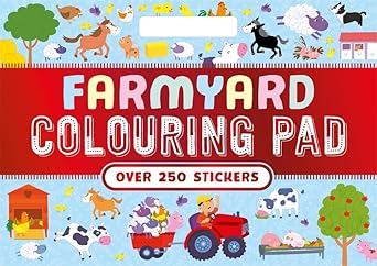 Farmyard Colouring Pad - littlepuffinChildren's Colouring BooksIgloo BooksFarmyard Colouring Pad cover image