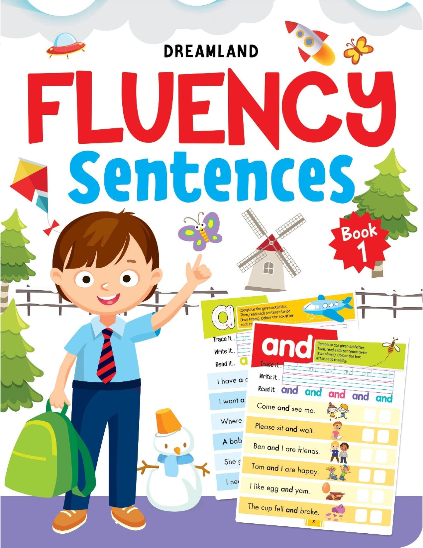 Fluency Sentences Book - 1 - littlepuffinChildren's Non - Fiction, Activity BooksDream LandBook Cover: Fluency Sentences Book - 1