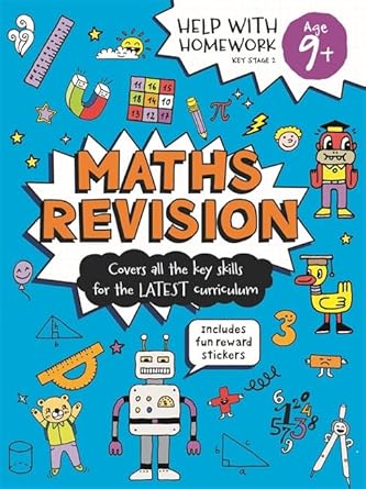 Help With Homework: 9+ Years Maths Revision - littlepuffinChildren's Non - Fiction, Activity Books, Brain GamesIgloo BooksHelp With Homework: 9+ Years Maths Revision cover image