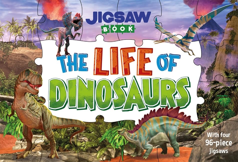 Jigsaw Book: The Life of Dinosaurs Board book - littlepuffinChildren's Fiction & Non - fictionIgloo BooksJigsaw Book: The Life of Dinosaurs