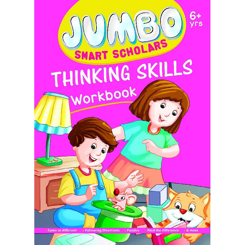 Jumbo Smart Scholars Thinking Skills Workbook - littlepuffinChildren's Non - Fiction, Educational BooksOm Books InternationalBook Cover: Jumbo Smart Scholars Thinking Skills Workbook