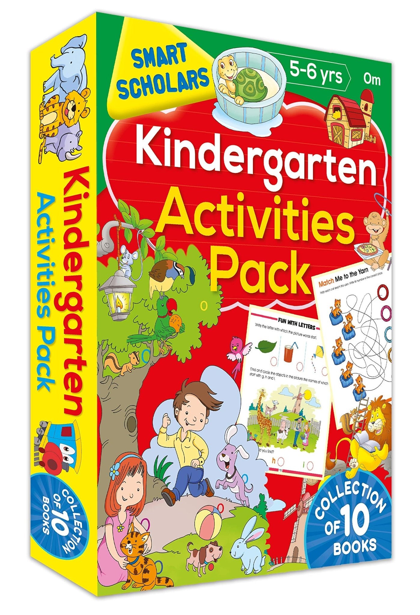 Kindergarten Activities Pack (Collection of 10 books) - littlepuffinChildren's Non - Fiction, Educational BooksOm Books International10 pcs Book Set: Kindergarten Activities Pack