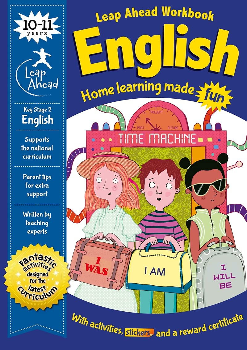 Leap Ahead: 10 - 11 Years English (Leap Ahead Workbook Expert) - littlepuffinChildren's Non - Fiction, Educational BooksIgloo BooksBook Cover: English workbook for Age 10 - 11