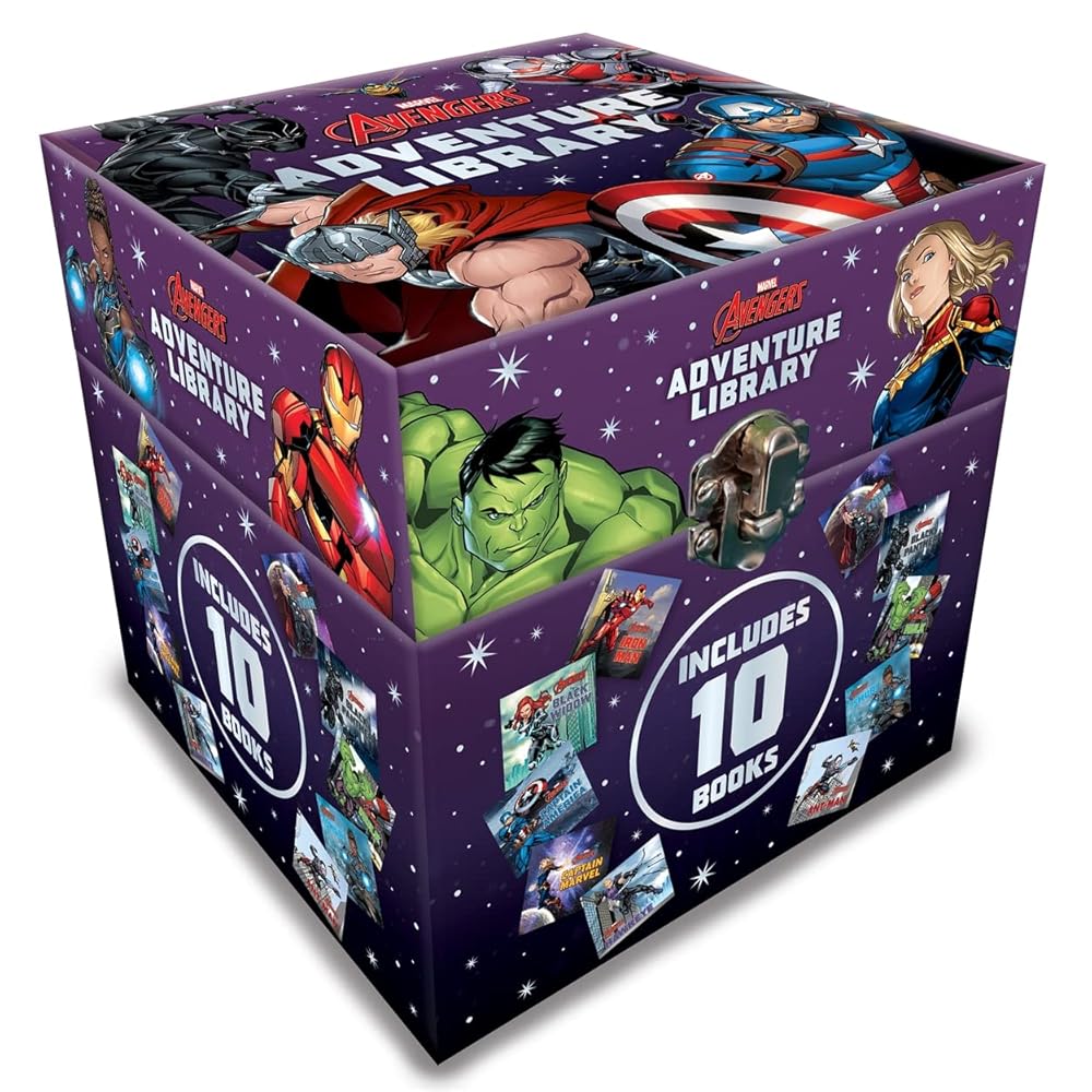 Marvel Avengers: Adventure Library (10 Super Stories) - littlepuffinChildren's FictionIgloo BooksMarvel Avengers: Adventure Library (10 Super Stories) cover image