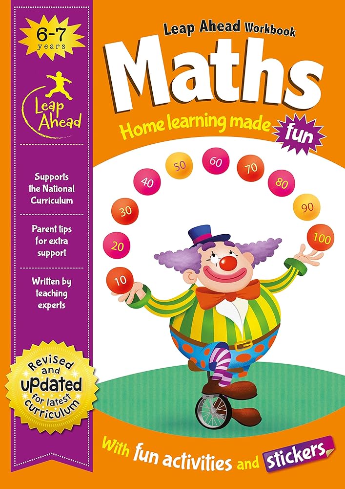 Maths Age 6 - 7 (Leap Ahead Workbook Expert) - littlepuffinChildren's Non - Fiction, Educational BooksIgloo BooksMaths Age 6 - 7 (Leap Ahead Workbook Expert) cover image