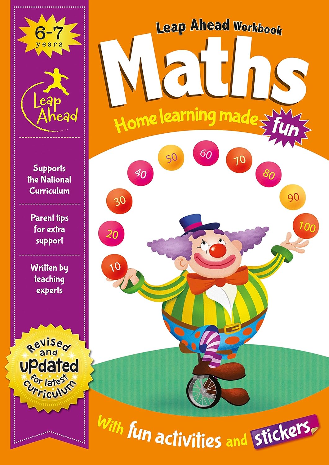 Maths Age 6 - 7 (Leap Ahead Workbook Expert) - littlepuffinChildren's Non - Fiction, Educational BooksIgloo BooksBook Cover: Maths Workbook for Age 6 - 7