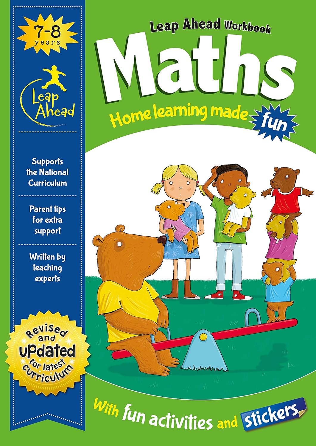 Maths Age 7 - 8 (Leap Ahead Workbook Expert) - littlepuffinChildren's Non - Fiction, Educational BooksIgloo BooksBook Cover: Maths Workbook for Age 7 - 8