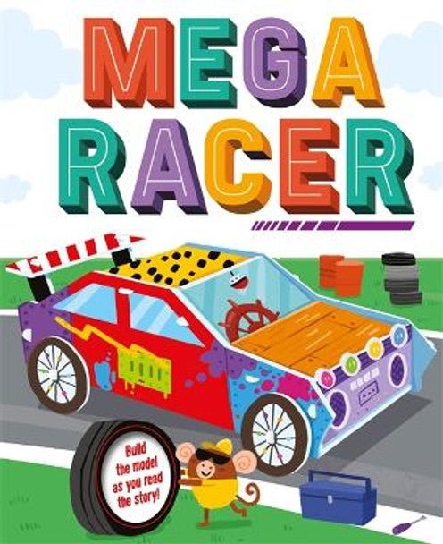 MEGA RACER ENG - littlepuffinChildren's Fiction, Board Books, Picture BooksIgloo BooksBook Cover: Story, Build & Play Mega Racer