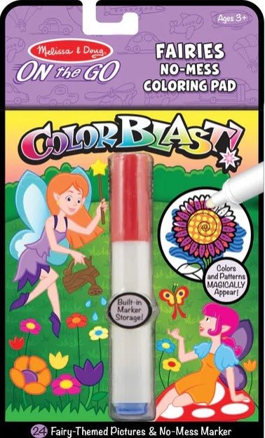 On The Go: Colorblast - Fairies - littlepuffinChildren's Non - Fiction, Art WorkbookMelissa & DougColouring Book: On The Go: Colorblast - Fairies