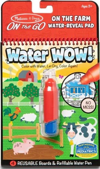 On The Go: Water Wow! On The Farm - Water Reveal Pad - littlepuffinChildren's Non - Fiction, Art WorkbookMelissa & DougOn The Go: Water Wow! On The Farm - Water Reveal Pad