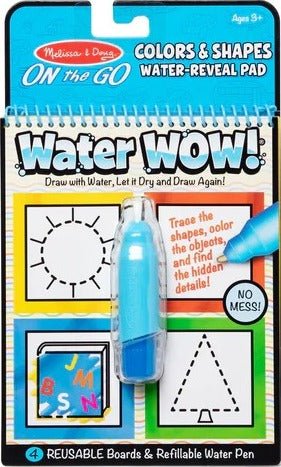 On The Go: Water Wow! Water - Reveal Pad - Colors, Shapes - littlepuffinChildren's Non - Fiction, Art WorkbookMelissa & DougOn The Go: Water Wow! Water - Reveal Pad - Colors, Shapes