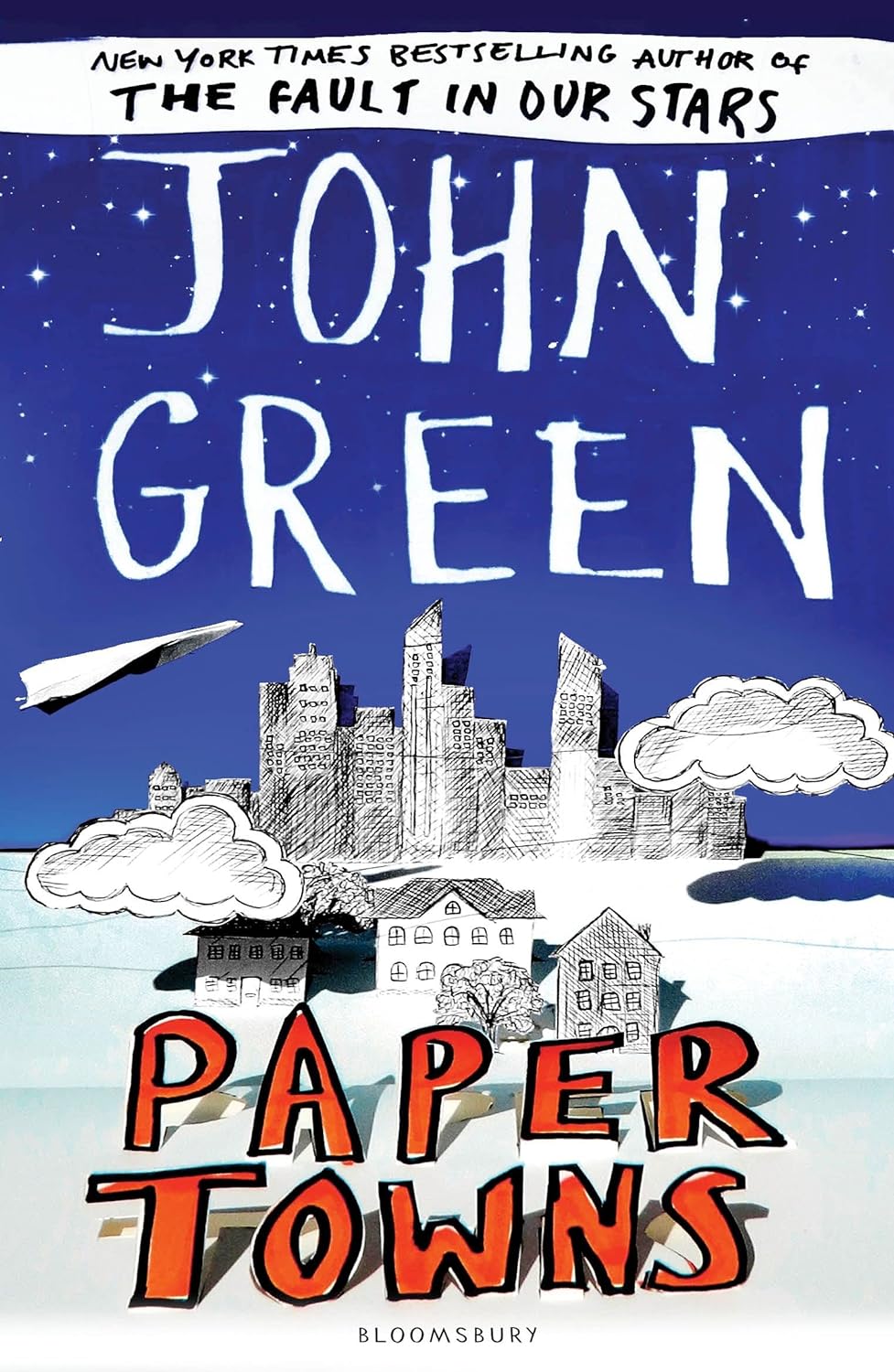 PAPER TOWNS Paperback - littlepuffinFictionBloomsburyBook Cover: Paper Towns