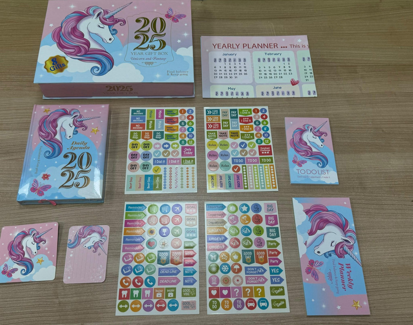Unicorn Set 2025 Agenda Planner - littlepuffin2025 AgendaLITTLE PUFFIN PUBLISHING HOUSEUnicorn Set 2025 Agenda Planner