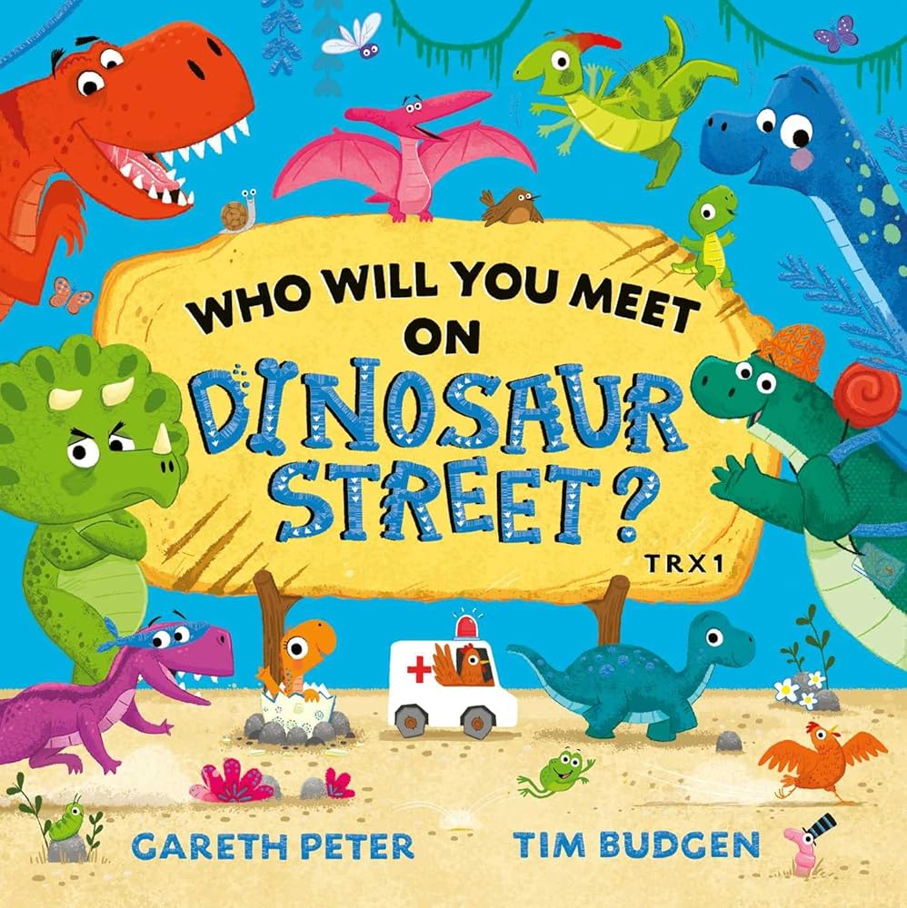 Who Will You Meet on Dinosaur Street - littlepuffinChildren's Fiction, Picture Books, DinosaursSimon & Schuster Children's UKWho Will You Meet on Dinosaur Street cover image