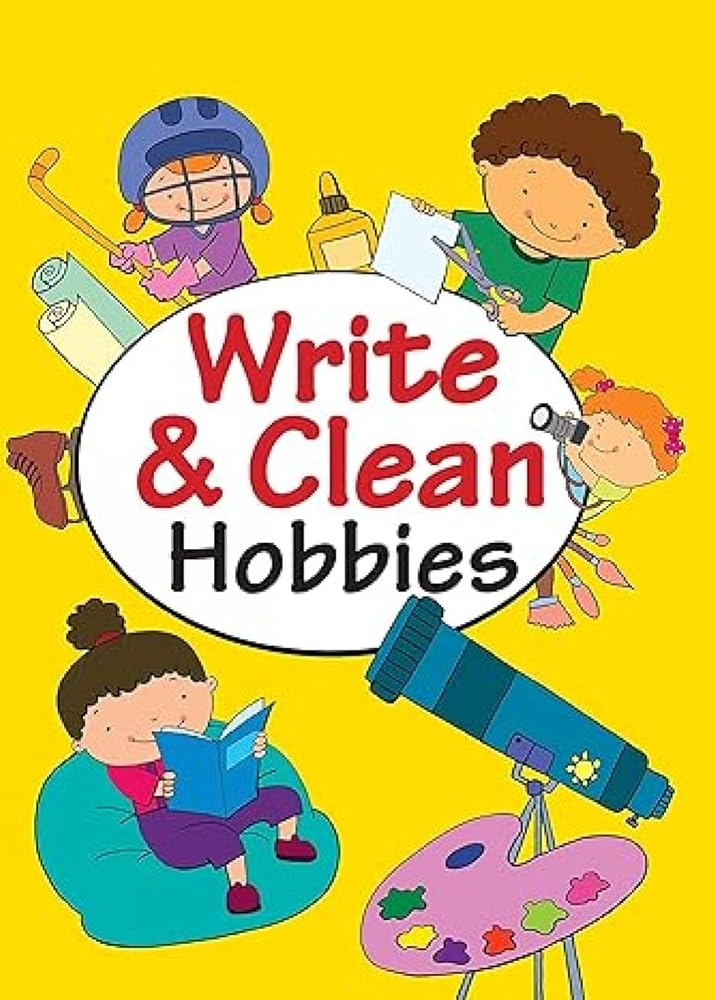 Write Clean Hobbies - littlepuffinChildren's Non - Fiction, Educational BooksOm Books InternationalWrite Clean Hobbies cover image