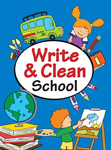 Write & Clean: School - littlepuffinChildren's Non - Fiction, Educational BooksOm Books InternationalWrite & Clean: School