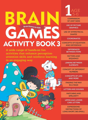 Brain Games Activity Book 3: Level 1 Age: 5-6