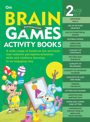 Brain Games Activity Book 5: Level 2 Age: 6-7