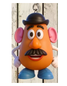 2D Flat Mr. Potato Head Cartoon Acrylic Keychain Toy Story