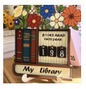 2D Flat Wooden Reading Counter Hanging Craft
