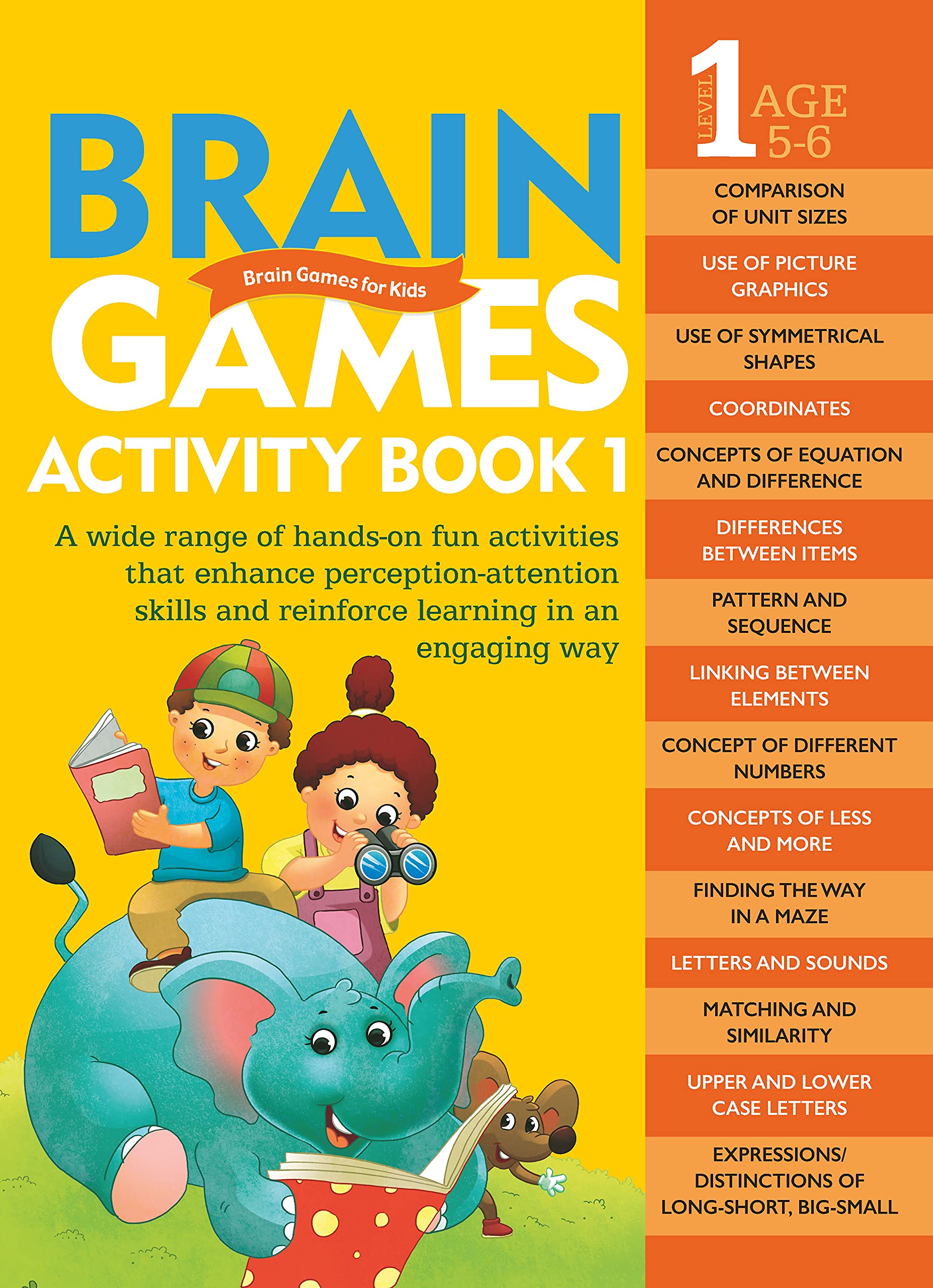 Brain Games Activity Book 1: Level 1 Age: 5-6