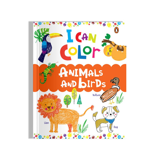 I Can Color: Animals and Birds