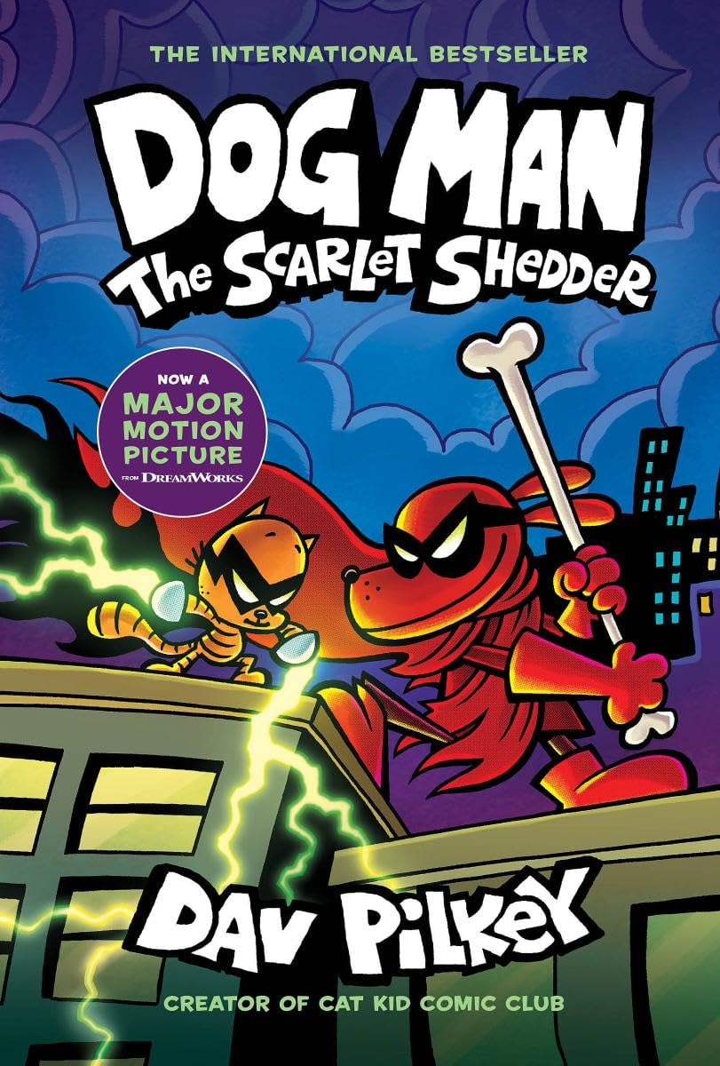 Dog Man: The Scarlet Shedder: A Graphic Novel (Dog Man #12): From the Creator of Captain Underpants Hardcover – Big Book, 19 March 2024