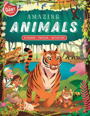 Amazing Animals (Sticker and Activity Book) Paperback