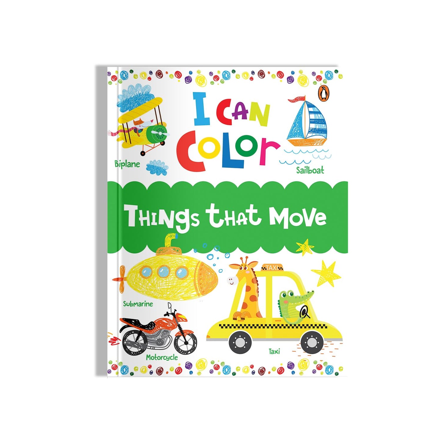 I Can Color: Things that Move