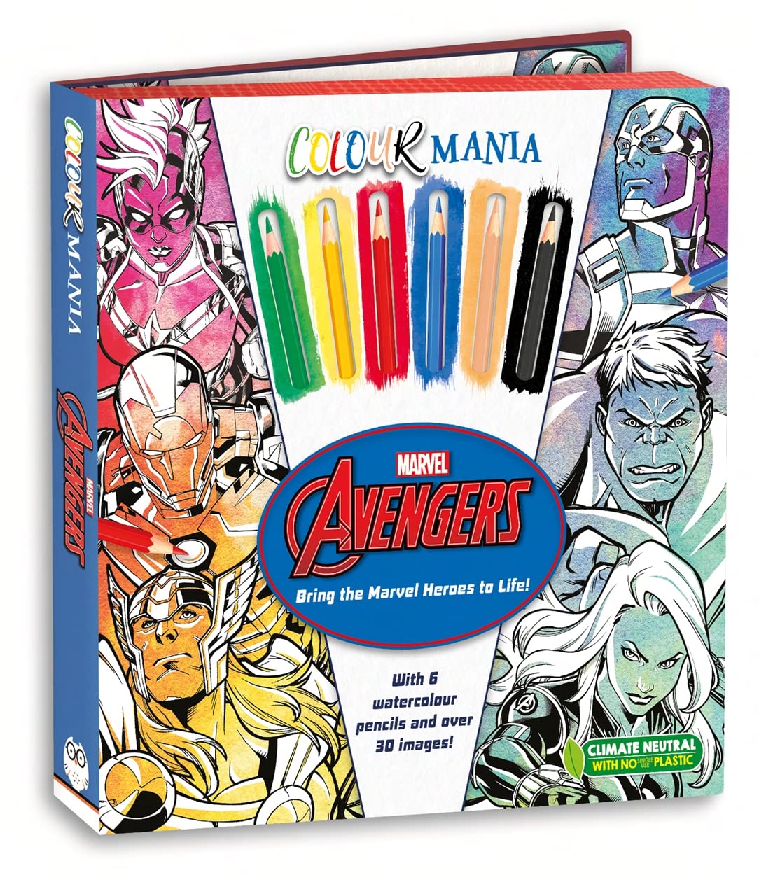 Marvel: Avengers (Colouring Book and Pencil Set) [Paperback]