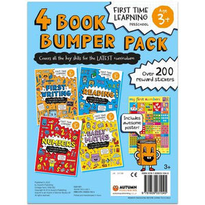 First Time Learning: 4 Book Bumper Pack 3+