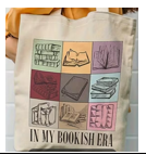 A Tote Bag Designed for Book Lovers - a Rectangular Shoulder Bag with a Crossbody Strap