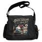 Bag | "UNAPOLOGETICALLY ANTI SOCIAL BOOK CLUB" Skull and Book Bouquet Print (BLACK)