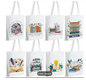 Book Tote Bags, Women'S Book Club Gift Cute Totes
