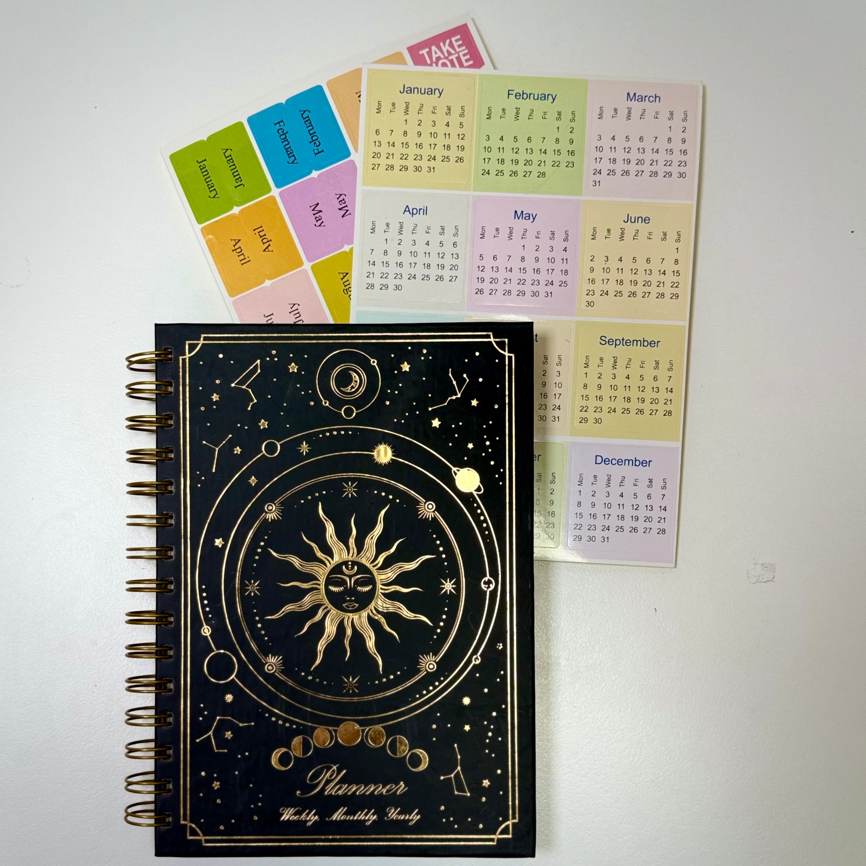 Zodiac Wire Binding 2025 Agenda Planner