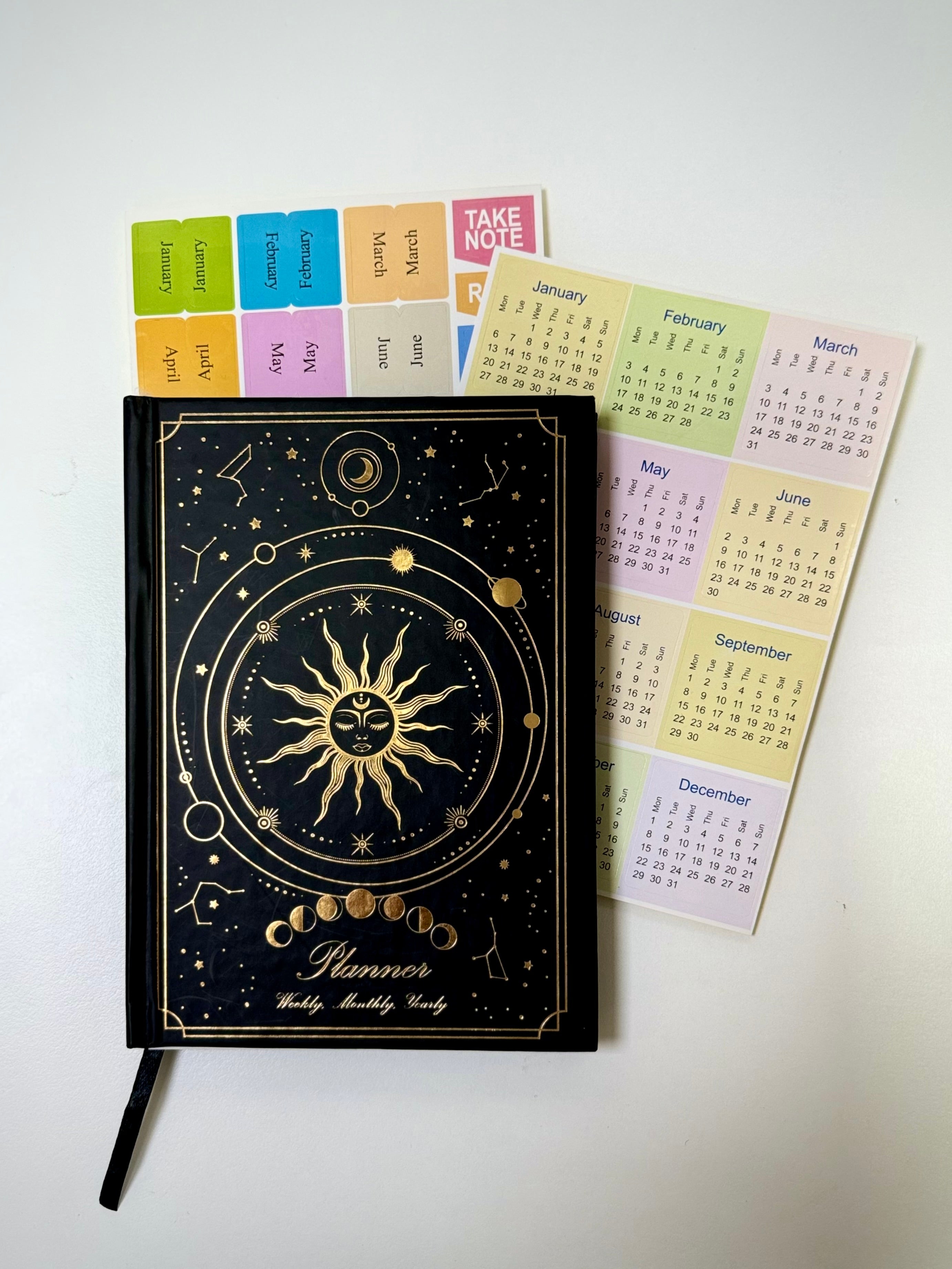 Zodiac Case Binding 2025 Agenda Planner