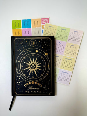 Zodiac Case Binding 2025 Agenda Planner