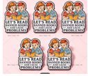 Let's Read Banned Books & Cause Trouble" Lapel Pins
