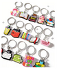 Reading Keychain Book Cute Pink Decorative Pendant 2D